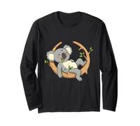 Cute Relaxing Koala on a Branch for Animal Lovers Australia Long Sleeve T-Shirt
