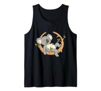 Cute Relaxing Koala on a Branch for Animal Lovers Australia Tank Top