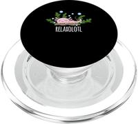 Cute Relaxolotl Sleeping Relaxing Axolotl Kawaii Axolotls PopSockets PopGrip for MagSafe