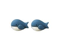 Cute Resin Blue Whale Earrings Funny and Ugly Sausage Mouth Animals Stud Earrings Cartoon Lovely Earrings Jewelry, Resin, No Gemstone