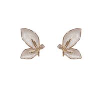 Cute Resin Butterfly Stud Earrings for Women Korean Fashion Temperament Beautiful Elegant Jewelry Gift Sweet Girl Accessorie