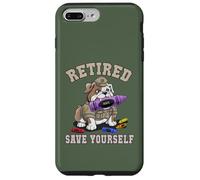 Cute RETIRED SAVE YOURSELF Off Duty Veterans MRE Eater Dad Case for iPhone 7 Plus/8 Plus