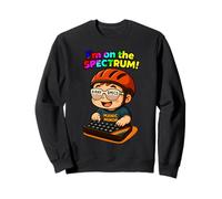 Cute Retro Autism Shirt - I’m On the Spectrum! Sweatshirt