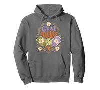 Cute Retro Pickleball 60s Hippie Style Graphic Pullover Hoodie