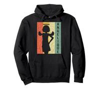 Cute Retro Vintage Anime Angel Angelique French for Angelic Pullover Hoodie