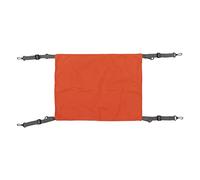 Cute Reversible Cat Hanging Hammock, Cat Hammock with Adjustable Nylon Straps and Metal Hooks, Soft Polyester Pet Cage Hammock for Small Animals Including Cats Rabbits Ferrets, Dua (Orange)