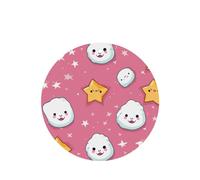 Cute Rice Balls And Stars Pattern Car Air Fresheners 6 Pcs, Funny Hanging Car Air Fresheners Cute Long Lasting Scented Mirror Hanging Decoration Ornaments Gift Interior Decor Accessories For Men Women