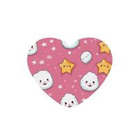 Cute Rice Balls And Stars Pattern Car Air Fresheners 6 Pcs, Funny Hanging Car Air Fresheners Cute Long Lasting Scented Mirror Hanging Decoration Ornaments Gift Interior Decor Accessories For Men Women