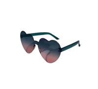 Cute Rimless Heart Sunglasses Unisex,UV400 for Beach Party Photos | Unisex Heart-Shaped Sunglasses,Transparent Orange One-Piece Lens,Y2K Aesthetic for Festival Photo Occasions