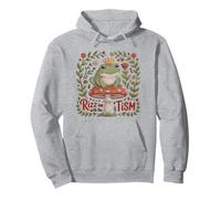 Cute RIZZ 'EM WITH TISM Frog Prince Autism Teacher SPED Mom Pullover Hoodie