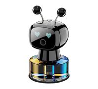 Cute Robot Car Diffuser Aroma Essential Oil Diffuser Compact Smart Car Air Freshener for Living Room Home Bedroom Office (A, S)