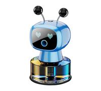 Cute Robot Car Diffuser Aroma Essential Oil Diffuser Compact Smart Car Air Freshener for Living Room Home Bedroom Office (E, S)