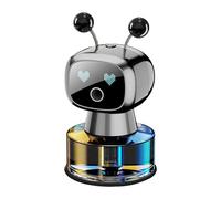 Cute Robot Car Diffuser Aroma Essential Oil Diffuser Compact Smart Car Air Freshener for Living Room Home Bedroom Office (C, S)