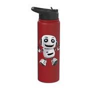Cute Robot, Robotics for Kids Robot Stainless Steel Insulated Water Bottle
