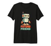 Cute Robot Shirt Future Friend AI Buddy Design Kids Robot Premium T-Shirt
