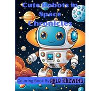 Cute Robots in Space Chronicles - An Intergalatic Coloring Book for Kids: Explore the Cosmos with Adorable Robot Friends with 50 Fun-Filled Pages