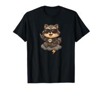 Cute Rock Star Raccoon - Thunder Cloud Cool Rock Music T-Shirt