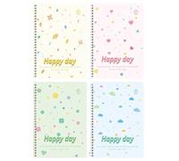 Cute Rollover Coil Notebook Simple Personality Student Diary -B5/60 Colorful Mood