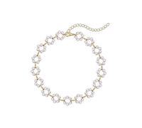 Cute Romantic Pearl Necklace for Women Fashion Vintage Pearl Flower Chain Choker Collar Wedding Party Jewelry Presents