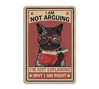 Cute Room Decor For Teen Girls Funny Metal Signs Retro Emo Wall Decor Cool Stuff For Teen Boys Bedroom I Am Not Arguing I’M Just Explaining Why I Am Right Sign