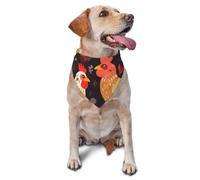 Cute Rooster Chickens Dog Bandana Pet Scarf Accessories for Small Medium Dogs Cats Photo Prop, Triangle Pet Bandanas Adjustable Puppy Bib Washable Dog Kerchief Puppy Neckerchief