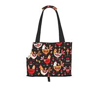 Cute Rooster Chickens print Puppy Carrier Pets Dogs Dog Walking Bags Carrier Bags for small Dogs and Cat and Rabbit