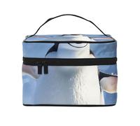 Cute Rose Mix Leopard Pattern Printed Makeup Bag, Large Capacity Cosmetic Bag for Travel, Waterproof Makeup Organizer with Multiple Pockets (9x6.5x6.2 Inch),Toiletries, and Essentials Storage, Cute