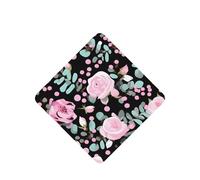 Cute Rose Mix Leopard Printing 10 Pcs Air Freshener Cards,Car Scented Hanging Sheets Air Freshener Set For Car Decoration