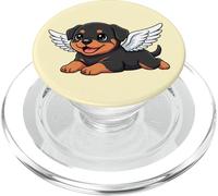 Cute Rottweiler Angel Cartoon Dog Lover PopSockets PopGrip for MagSafe