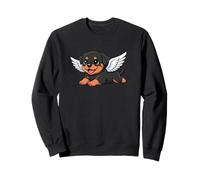 Cute Rottweiler Angel Cartoon Dog Lover Sweatshirt
