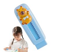 Cute Rubber Art, Sliding Eraser - 7cm Capybara Retractable Pencil Eraser, Portable Sliding Retractable for Kids Drawing, Painting, Sketching, School Supplies, Art Classroom, Creative Fun for Childre
