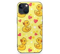 Cute Rubber Duck Phone Case Compatible with iPhone 13Mini/13/Pro/Pro Max Shockproof Protective Cover Case