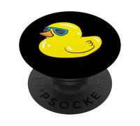 Cute Rubber Duck With Sunglasses Cute Rubber Duck PopSockets Adhesive PopGrip