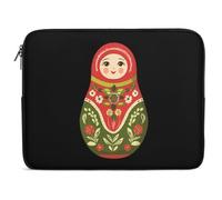 Cute Russian Nesting Doll Matryoshka Trendy Laptop Bag Computer Carrying Case Lightweight Briefcases for Working