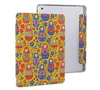 Cute Russians Dolles Tablet Case with Pencil Holder Protective Cover Design IPAD 2020 (10.2in)