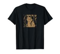 Cute Sad Frog Crying Vintage Cottagecore Aesthetic Value Graphic T-Shirt