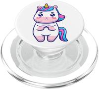 Cute Sad Unicorn Kawaii Pastel Cartoon Art PopSockets PopGrip for MagSafe