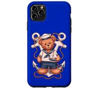 Cute Sailor Bear Nautical Military Mom Teddy Bear Case for iPhone 11 Pro Max