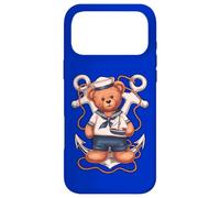 Cute Sailor Bear Nautical Military Mom Teddy Bear Case for iPhone 17 Pro Max