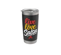 Cute Salsa Dancer Latin Dance Stainless Steel Insulated Tumbler