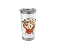 Cute Samurai Bunny Katana Warrior Stainless Steel Insulated Tumbler