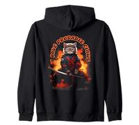 Cute Samurai Cat - I have proable Claws Zip Hoodie