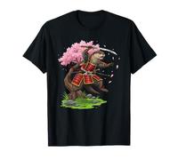 Cute Samurai Otter Graphic Japanese Culture Warrior T-Shirt