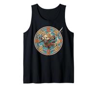 Cute Samurai Warrior Chihuahua or Other Small Dog Tank Top