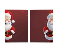 Cute Santa Claus Passport Holder, ID Card Protector Case Passport Holder with Slot Passports Travel Wallet Document Cover for Women And Men