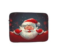 Cute Santa Claus Print Print Laptop Sleeve 12 inch, Ultra-Thin Computer Bag Notebook Computer Tablet Laptop Bag for Office Daily Commute