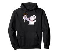 Cute Sassy Cat Attitude Funny Anime Style, Love Cats Pullover Hoodie