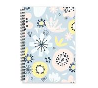 Cute Scandinavian Flowers 2026 Planner A5 To Do List Calendar 2026 Diary Ladies Diary Ladies Organiser Planner for Wedding Week To View Monthly Year with Dotted Line Note Page Slim