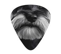 Cute Schnauzer Guitar Picks Gift Set - Smooth Durable Plectrums For Acoustic, Electric & Bass Guitar, Perfect Present For Guitar Lovers & Musicians