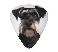 Cute Schnauzer Guitar Plectrums, 12 Pcs Lightweight Guitar Plectrums, 0.46mm/0.71mm/0.96mm Thickness For Acoustic Guitar Acoustic Electric Guitar Ukulele Bass